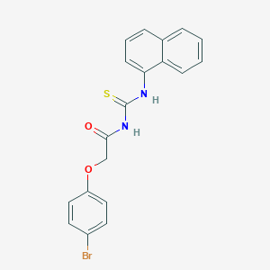 molecular formula C19H15BrN2O2S B317061 2-(4-bromophenoxy)-N-(naphthalen-1-ylcarbamothioyl)acetamide 