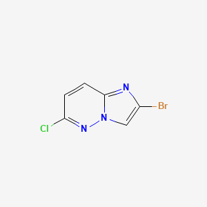 molecular formula C6H3BrClN3 B3170629 2-Bromo-6-chloroimidazo[1,2-b]pyridazine CAS No. 944902-75-4