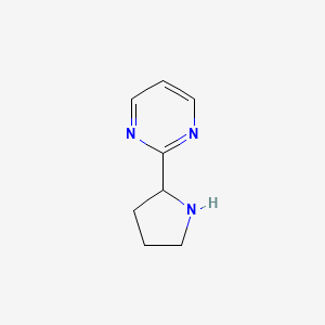 molecular formula C8H11N3 B3170652 2-(吡咯烷-2-基)嘧啶 CAS No. 944905-56-0