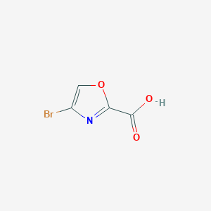 molecular formula C4H2BrNO3 B3170658 4-Bromooxazole-2-carboxylic acid CAS No. 944906-74-5
