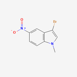molecular formula C9H7BrN2O2 B3170694 3-Bromo-1-methyl-5-nitroindole CAS No. 945399-56-4