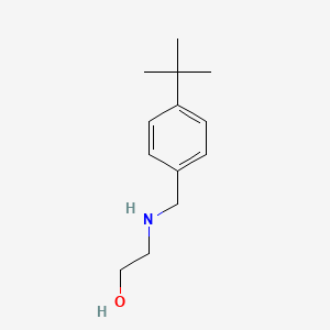 molecular formula C13H21NO B3170722 2-(4-Tert-butylbenzylamino)-ethanol CAS No. 945717-12-4