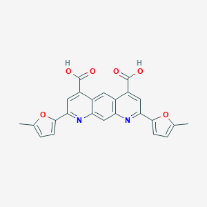 2,8-Bis(5-methyl-2-furyl)pyrido[3,2-g]quinoline-4,6-dicarboxylic acid