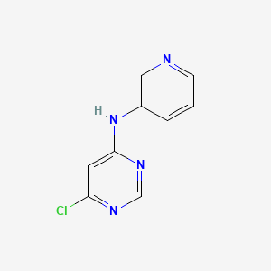 molecular formula C9H7ClN4 B3170735 6-chloro-N-(pyridin-3-yl)pyrimidin-4-amine CAS No. 945896-57-1