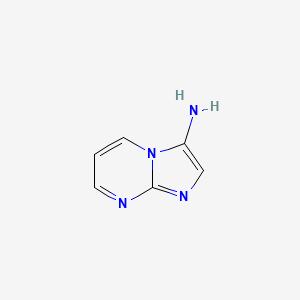 molecular formula C6H6N4 B3170853 Imidazo[1,2-a]pyrimidin-3-amine CAS No. 946385-85-9