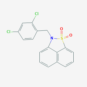 molecular formula C17H11Cl2NO2S B317086 2-(2,4-dichlorobenzyl)-2H-naphtho[1,8-cd]isothiazole 1,1-dioxide 