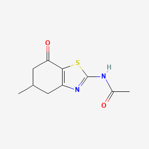molecular formula C10H12N2O2S B3170983 N-(5-methyl-7-oxo-4,5,6,7-tetrahydro-1,3-benzothiazol-2-yl)acetamide CAS No. 946387-06-0