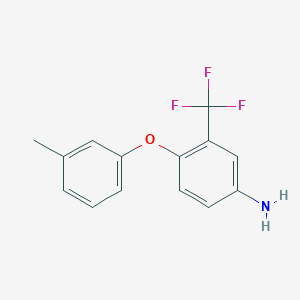 4-(3-Methylphenoxy)-3-(trifluoromethyl)aniline