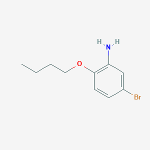 molecular formula C10H14BrNO B3171251 5-Bromo-2-butoxyaniline CAS No. 946664-87-5