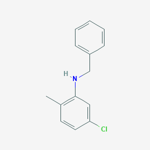 molecular formula C14H14ClN B3171313 N-Benzyl-5-chloro-2-methylaniline CAS No. 946666-67-7