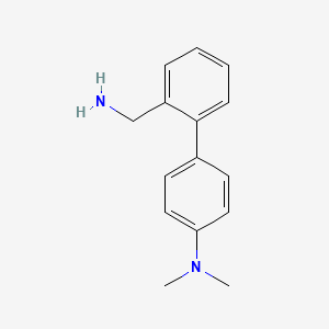 molecular formula C15H18N2 B3171379 2'-(Aminomethyl)-N,N-dimethyl[1,1'-biphenyl]-4-amine CAS No. 946682-05-9