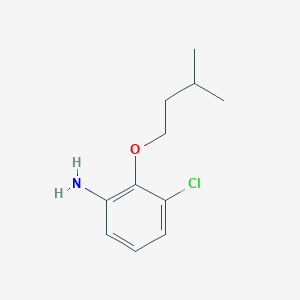 molecular formula C11H16ClNO B3171409 3-Chloro-2-(isopentyloxy)aniline CAS No. 946682-25-3