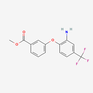 Methyl 3-[2-amino-4-(trifluoromethyl)phenoxy]-benzoate