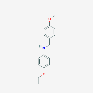 molecular formula C17H21NO2 B317167 N-(4-ethoxybenzyl)-N-(4-ethoxyphenyl)amine 