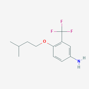 4-(Isopentyloxy)-3-(trifluoromethyl)aniline
