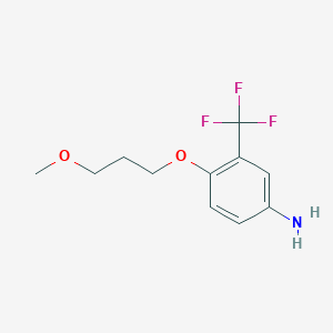 4-(3-Methoxypropoxy)-3-(trifluoromethyl)aniline