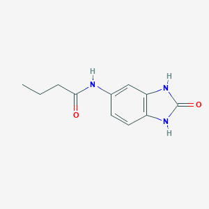 molecular formula C11H13N3O2 B317177 N-(2-Oxo-2,3-dihydro-1H-benzimidazol-5-yl)butanamide 
