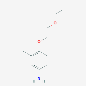 4-(2-Ethoxyethoxy)-3-methylaniline