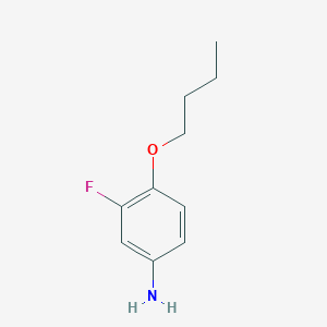 molecular formula C10H14FNO B3171835 4-Butoxy-3-fluoroaniline CAS No. 946698-95-9