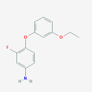 4-(3-Ethoxyphenoxy)-3-fluoroaniline