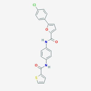 5-(4-chlorophenyl)-N-{4-[(2-thienylcarbonyl)amino]phenyl}-2-furamide