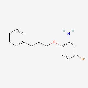 5-Bromo-2-(3-phenylpropoxy)aniline
