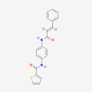 molecular formula C20H16N2O2S B317199 N-[4-(cinnamoylamino)phenyl]-2-thiophenecarboxamide 