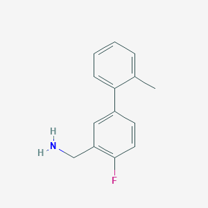 (4-Fluoro-2'-methyl[1,1'-biphenyl]-3-yl)-methanamine