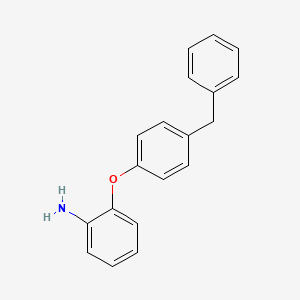 molecular formula C19H17NO B3172010 2-(4-苄基苯氧基)苯胺 CAS No. 946714-42-7