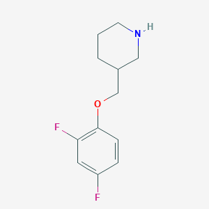 3-[(2,4-Difluorophenoxy)methyl]piperidine