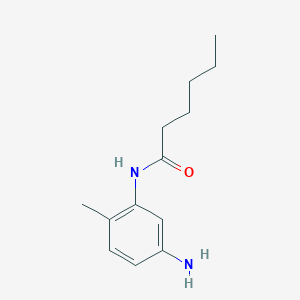 molecular formula C13H20N2O B3172344 N-(5-Amino-2-methylphenyl)hexanamide CAS No. 946725-75-3