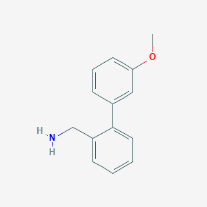 molecular formula C14H15NO B3172355 (3'-甲氧基[1,1'-联苯]-2-基)甲胺 CAS No. 946726-86-9