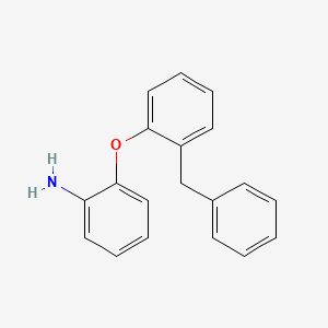 molecular formula C19H17NO B3172378 2-(2-Benzylphenoxy)aniline CAS No. 946727-14-6