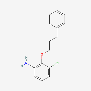 3-Chloro-2-(3-phenylpropoxy)aniline