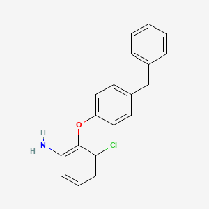 2-(4-Benzylphenoxy)-3-chloroaniline