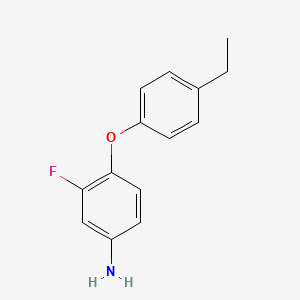 4-(4-Ethylphenoxy)-3-fluoroaniline