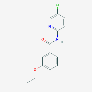 molecular formula C14H13ClN2O2 B317290 N-(5-chloro-2-pyridinyl)-3-ethoxybenzamide 