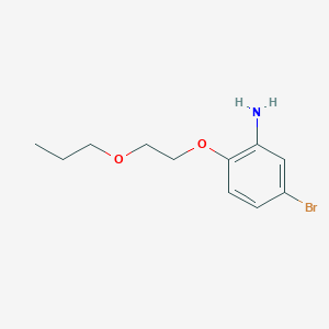 5-Bromo-2-(2-propoxyethoxy)aniline