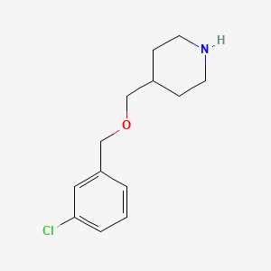 4-{[(3-Chlorobenzyl)oxy]methyl}piperidine