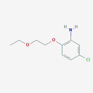 5-Chloro-2-(2-ethoxyethoxy)aniline