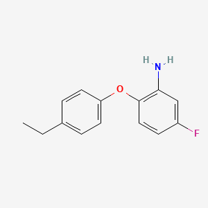 2-(4-Ethylphenoxy)-5-fluoroaniline