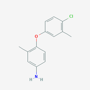 4-(4-Chloro-3-methylphenoxy)-3-methylphenylamine