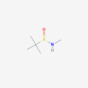 molecular formula C5H13NOS B3173558 N-methyl-tert-butylsulfinamide CAS No. 947157-32-6