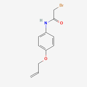molecular formula C11H12BrNO2 B3173593 N-[4-(Allyloxy)phenyl]-2-bromoacetamide CAS No. 947240-32-6