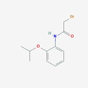 molecular formula C11H14BrNO2 B3173613 2-Bromo-N-(2-isopropoxyphenyl)acetamide CAS No. 947240-54-2