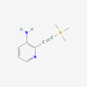 2-((Trimethylsilyl)ethynyl)pyridin-3-amine