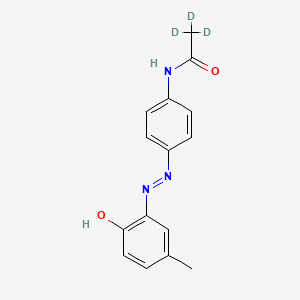 molecular formula C15H15N3O2 B3173636 Disperse Yellow 3-d3 CAS No. 947601-96-9