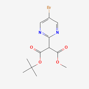Tert-butyl methyl 2-(5-bromopyrimidin-2-yl)malonate