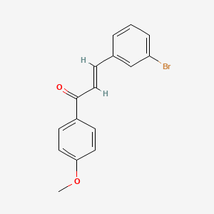 (2E)-3-(3-Bromophenyl)-1-(4-methoxyphenyl)prop-2-en-1-one