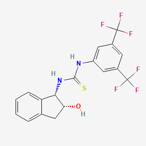 N-[3,5-Bis(trifluoromethyl)phenyl]-N'-[(1S,2R)-2,3-dihydro-2-hydroxy-1H-inden-1-yl]thiourea